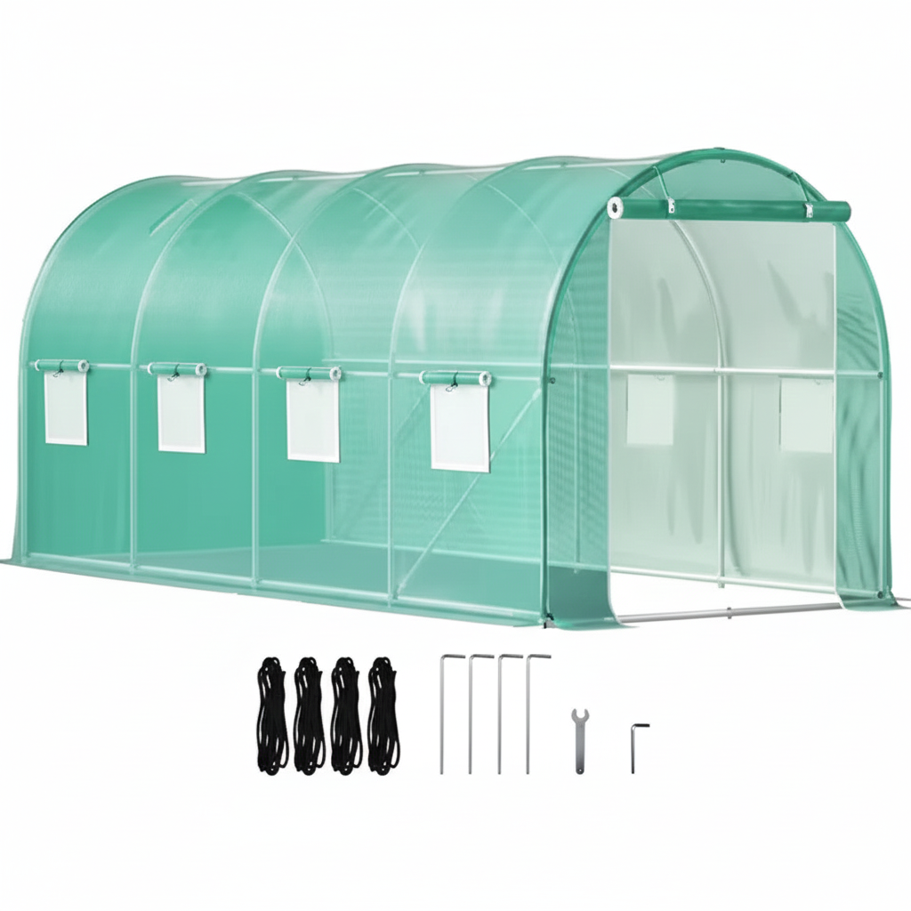 Serre Tunnel de Maraîchage - 7,7 m² (395 x 195 x 198 cm)