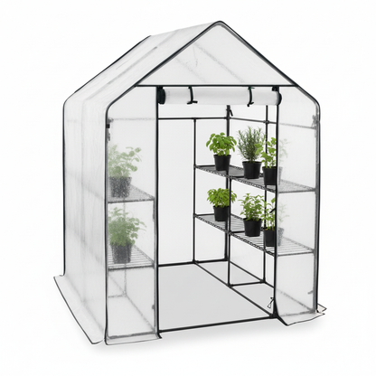 Serre de jardin carrée 2m² - 143 x 143 x 195 cm