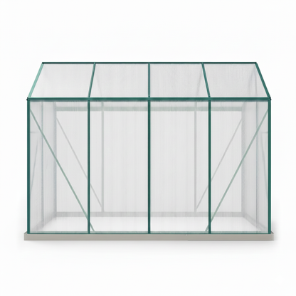 Serre de jardin 4,8m² en Aluminium et Polycarbonate