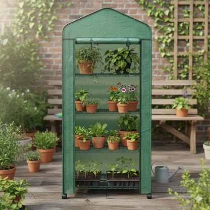 Serre de balcon 4 niveaux - 69 x 50 x 165 cm