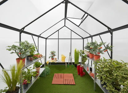 Serre de jardin 4,8m² en Aluminium et Polycarbonate