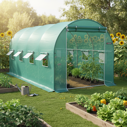 Serre Tunnel de Maraîchage - 7,7 m² (395 x 195 x 198 cm)