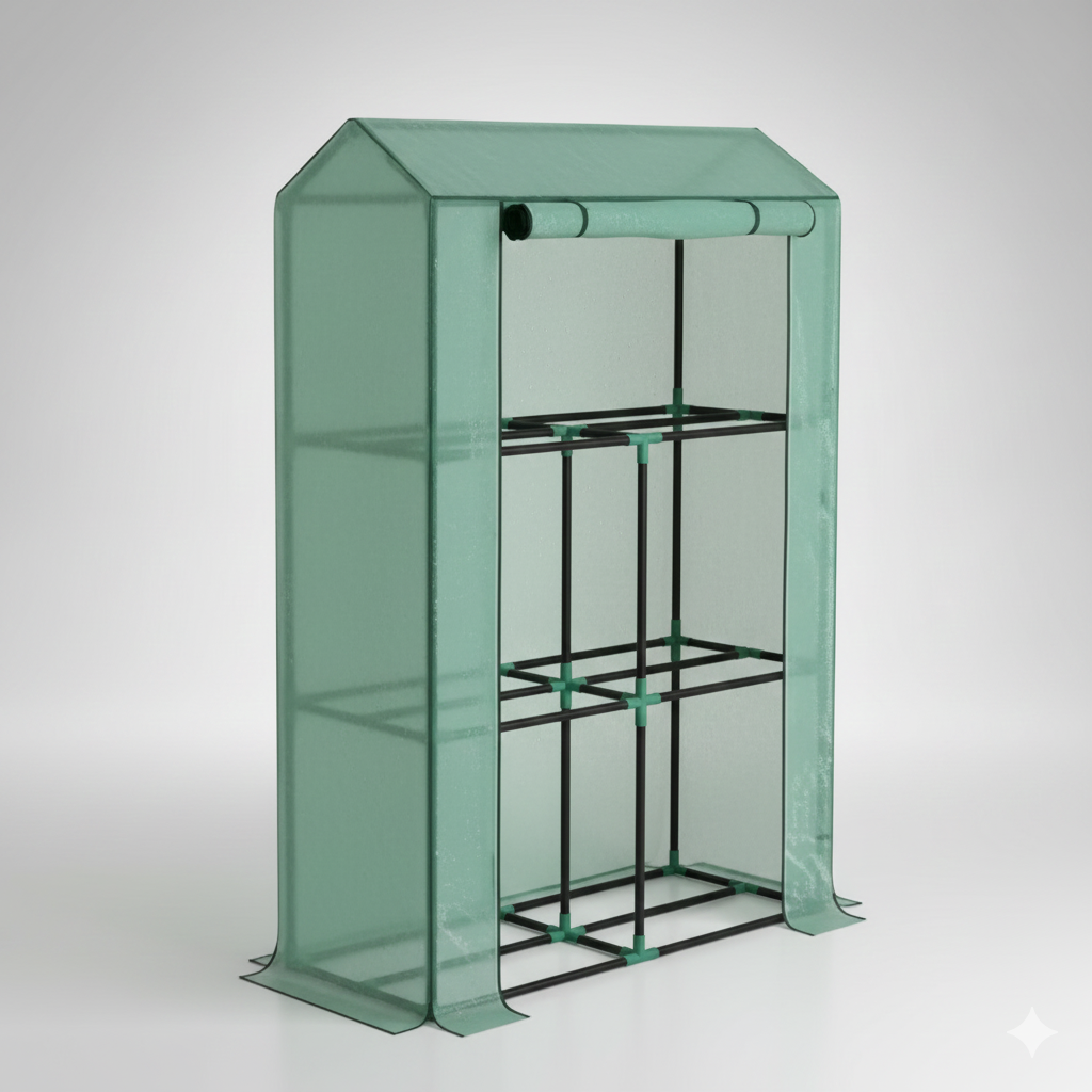 Serre de balcon 3 niveaux - 100 x 40 x 150 cm