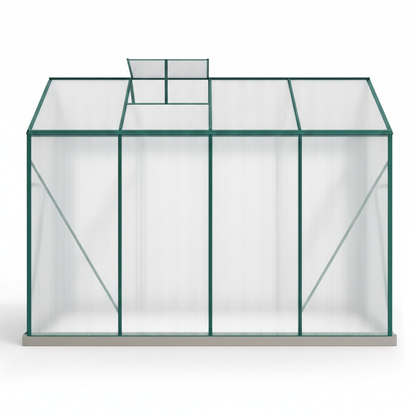 Serre de jardin 4,8m² en Aluminium et Polycarbonate