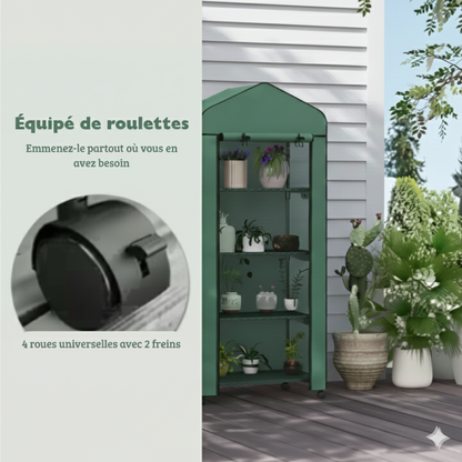 Serre de balcon 4 niveaux - 69 x 50 x 165 cm