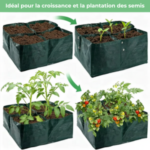 Lit de culture surélevé en tissu haute densité - 300 Litres